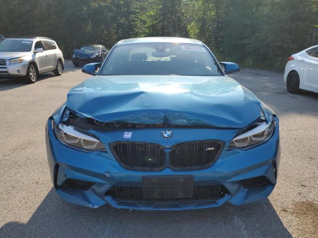 WBS2U7C0XL7D90565 - 2020 BMW M2 COMPETITION BLUE photo 5