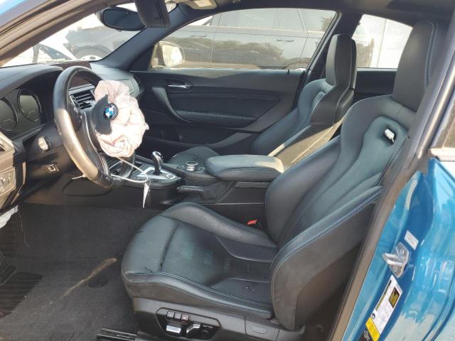 WBS2U7C0XL7D90565 - 2020 BMW M2 COMPETITION BLUE photo 7