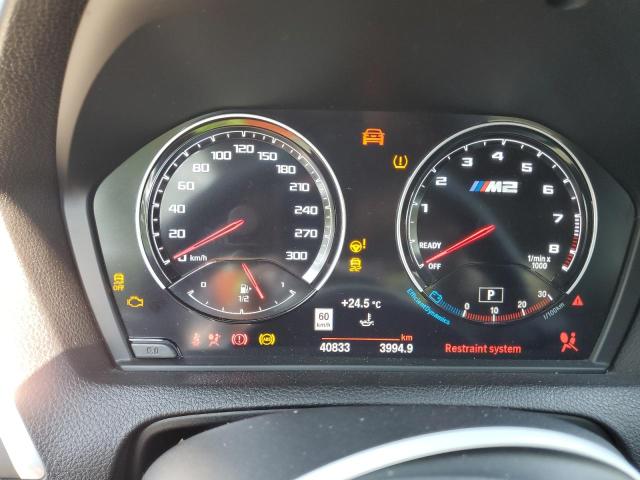 WBS2U7C0XL7D90565 - 2020 BMW M2 COMPETITION BLUE photo 9