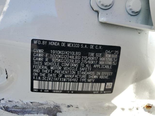 3CZRZ1H7XSM756482 - 2025 HONDA HR-V EXL Ağ foto 13
