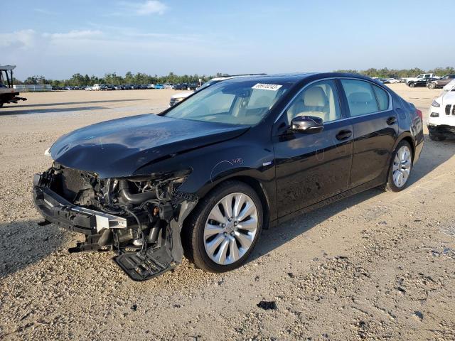 JH4KC2F90EC000067 - 2014 ACURA RLX SPORT HYBRID ADVANCE BLACK photo 1