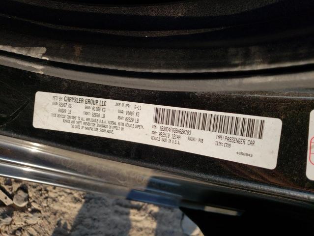 1B3BD4FB3BN620703 - 2011 DODGE AVENGER EXPRESS 黑色 照片 13