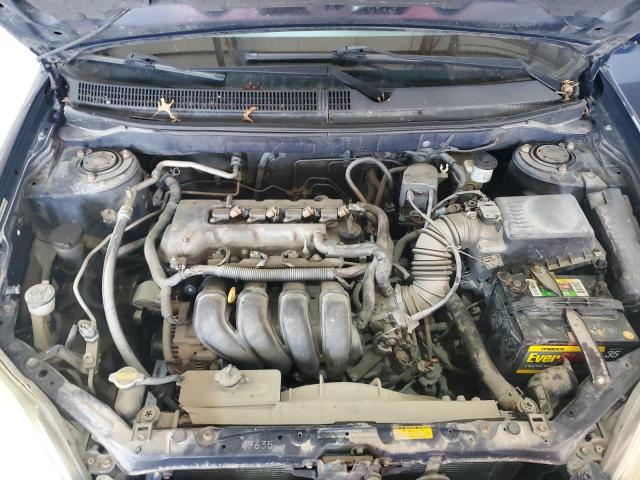 2T1KR32E74C254874 - 2004 TOYOTA COROLLA MA XR BLUE photo 11