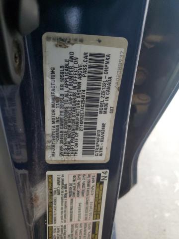 2T1KR32E74C254874 - 2004 TOYOTA COROLLA MA XR BLUE photo 12