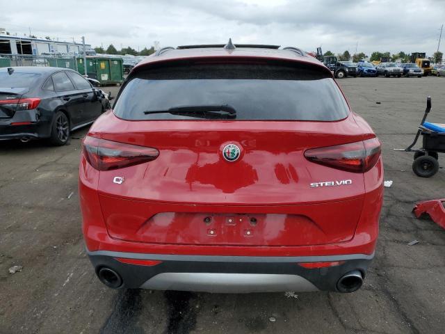 ZASFAKPN8J7B64603 - 2018 ALFA ROMEO STELVIO SPORT RED photo 6