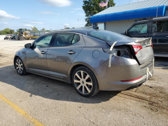 5XXGR4A63DG151837 - 2013 KIA OPTIMA SX SILVER photo 2