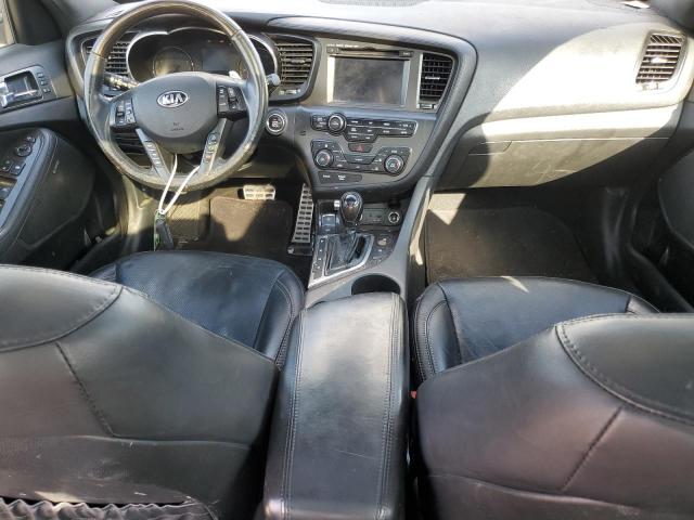 5XXGR4A63DG151837 - 2013 KIA OPTIMA SX SILVER photo 8