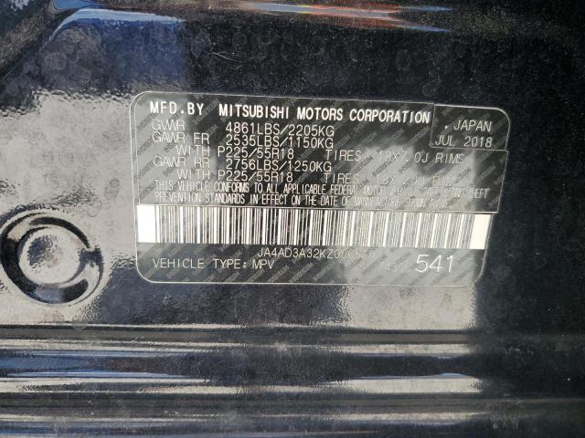 JA4AD3A32KZ006510 - 2019 MITSUBISHI OUTLANDER SE 黑色 照片 13