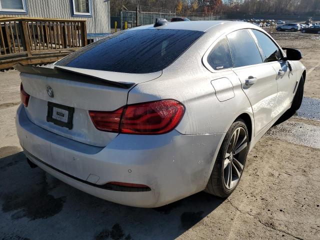 WBA4J1C59KBM14992 - 2019 BMW 430I GRAN COUPE WHITE photo 4