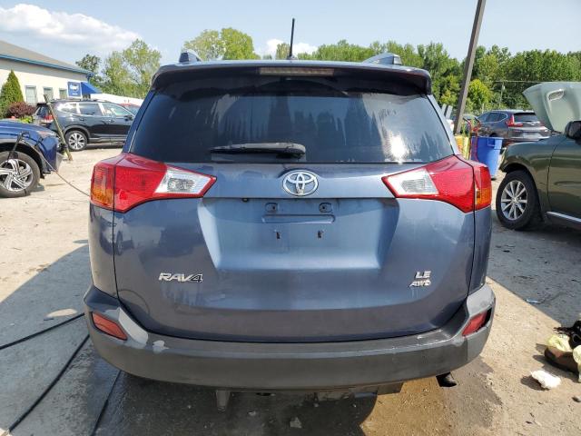 2T3BFREV8DW034124 - 2013 TOYOTA RAV4 LE BLUE photo 6