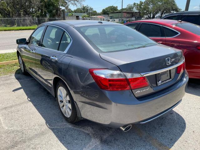 1HGCR3F83FA025402 - 2015 HONDA ACCORD EXL GRAY photo 3