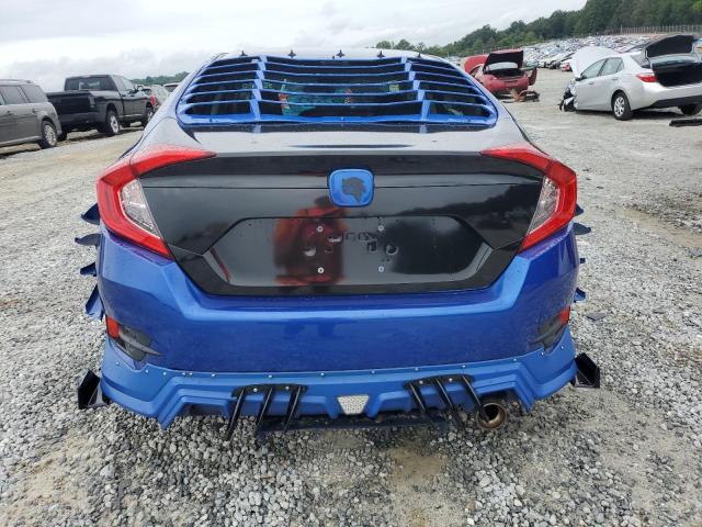 2HGFC2F62MH554197 - 2021 HONDA CIVIC LX BLUE photo 6