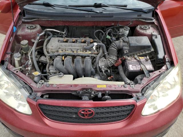 1NXBR32E85Z396229 - 2005 TOYOTA COROLLA CE RED photo 11