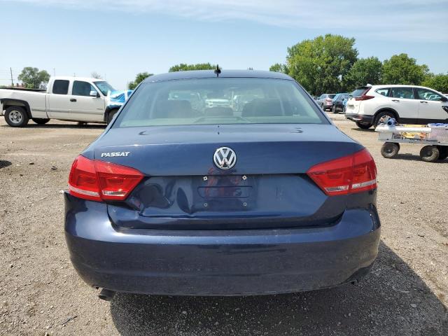 1VWAP7A30DC054837 - 2013 VOLKSWAGEN PASSAT S BLUE photo 6