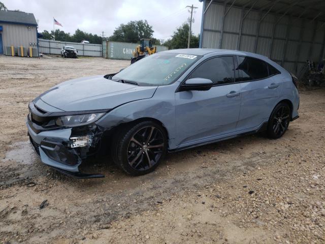 SHHFK7H44MU408124 - 2021 HONDA CIVIC SPORT 蓝色 照片 1