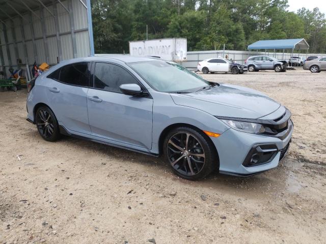 SHHFK7H44MU408124 - 2021 HONDA CIVIC SPORT 蓝色 照片 4