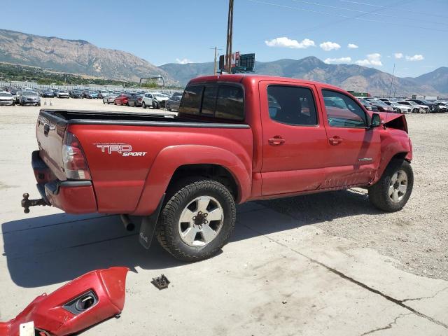 5TFLU4EN1CX027488 - 2012 TOYOTA TACOMA DOUBLE CAB RED photo 3