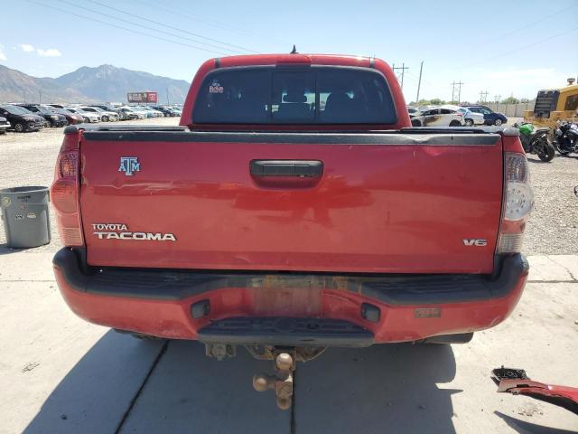 5TFLU4EN1CX027488 - 2012 TOYOTA TACOMA DOUBLE CAB RED photo 6