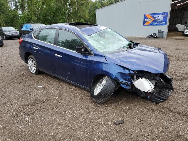 3N1AB7AP6KY287486 - 2019 NISSAN SENTRA S BLUE photo 4