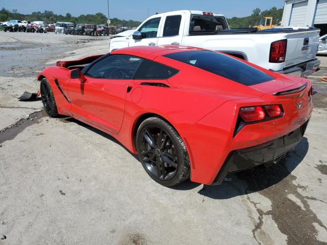 1G1YF2D78K5117439 - 2019 CHEVROLET CORVETTE STINGRAY 3LT RED photo 2