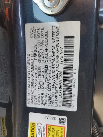 5J6RS4H43SL005561 - 2025 HONDA CR-V EX GRAY photo 14