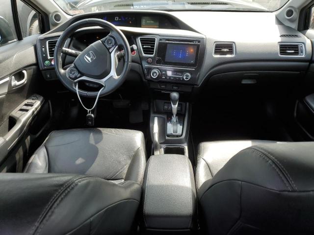 19XFB2F98FE012760 - 2015 HONDA CIVIC EXL შავი ფოტო 8