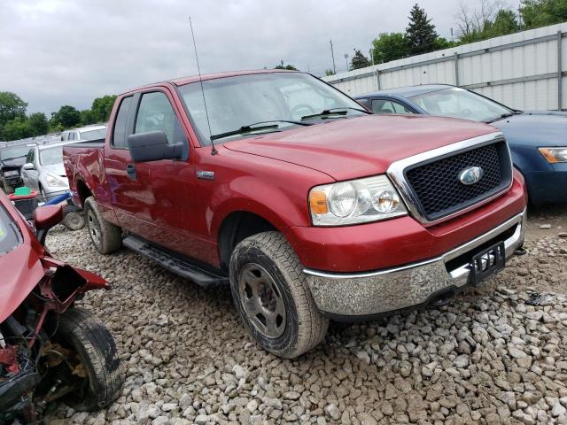 1FTPX14VX7FA25419 - 2007 FORD F150 RED photo 4