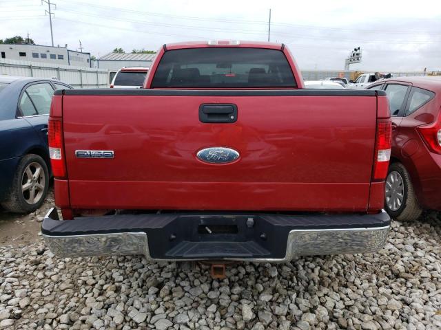 1FTPX14VX7FA25419 - 2007 FORD F150 RED photo 6