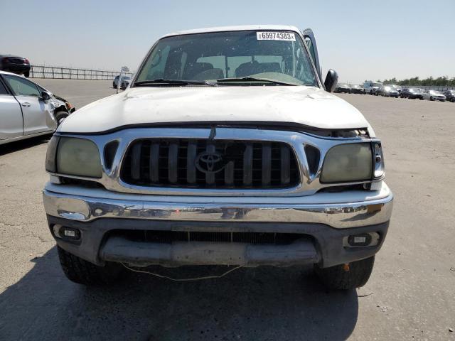 5TEGM92N12Z059061 - 2002 TOYOTA TACOMA DOUBLE CAB PRERUNNER WHITE photo 5
