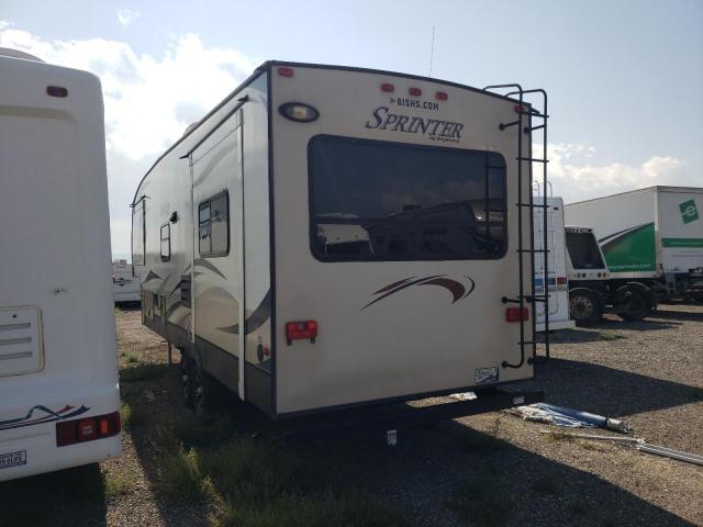 4YDF27327E1530863 - 2014 KEYSTONE SPRINTER WHITE photo 3