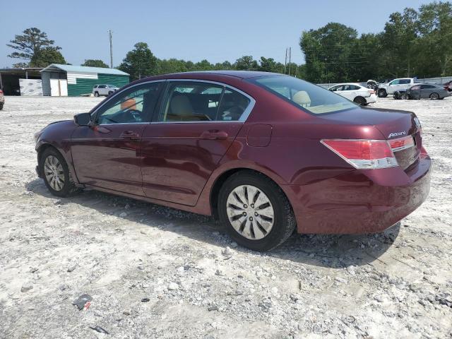 1HGCP2F39CA231422 - 2012 HONDA ACCORD LX BURGUNDY photo 2