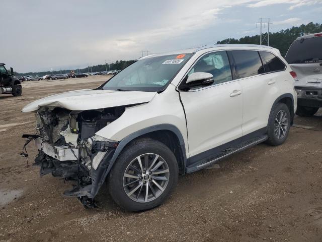 5TDKZRFH7KS573400 - 2019 TOYOTA HIGHLANDER SE WHITE photo 1