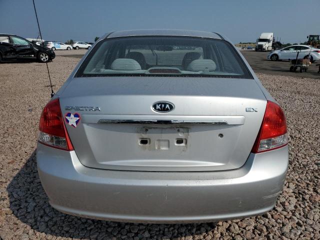 KNAFE121X85524484 - 2008 KIA SPECTRA EX SILVER photo 6