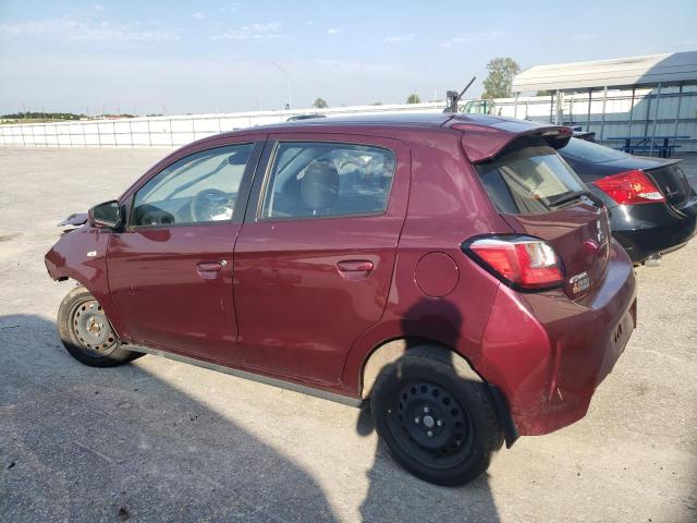 ML32AUHJ0MH011830 - 2021 MITSUBISHI MIRAGE ES BURGUNDY photo 2