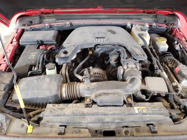 1C4HJXEG3JW169572 - 2018 JEEP WRANGLER U SAHARA RED photo 12