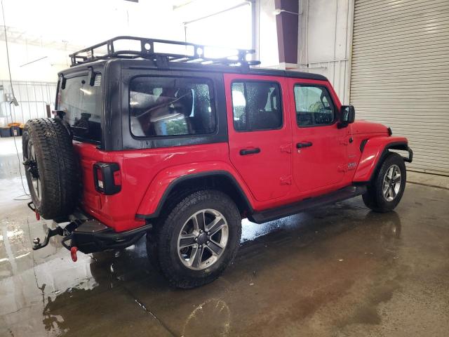 1C4HJXEG3JW169572 - 2018 JEEP WRANGLER U SAHARA RED photo 3
