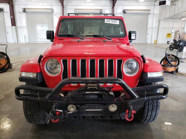 1C4HJXEG3JW169572 - 2018 JEEP WRANGLER U SAHARA RED photo 5