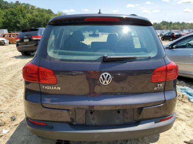 WVGBV7AX7GW606378 - 2016 VOLKSWAGEN TIGUAN S BLUE photo 6