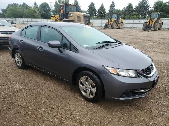 19XFB2F53EE027064 - 2014 HONDA CIVIC LX GRAY photo 4