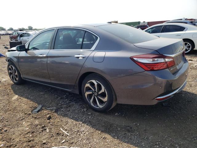 1HGCR2F82GA000907 - 2016 HONDA ACCORD EXL GRAY photo 2