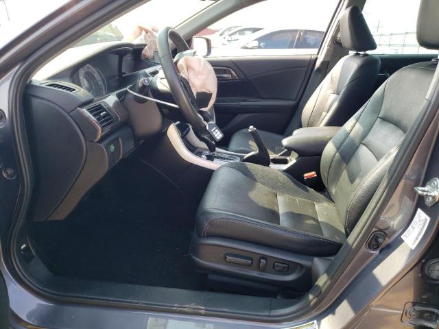 1HGCR2F82GA000907 - 2016 HONDA ACCORD EXL GRAY photo 7