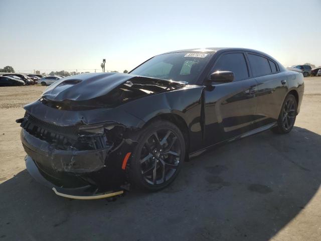 2C3CDXHG5NH138846 - 2022 DODGE CHARGER GT BLACK photo 1