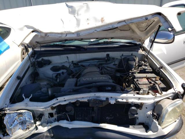 5TBRT34162S224921 - 2002 TOYOTA TUNDRA ACCESS CAB თეთრი ფოტო 11