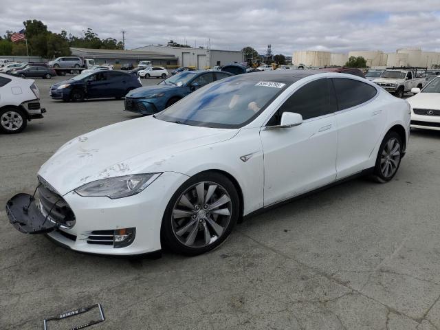 5YJSA1H15EFP49961 - 2014 TESLA MODEL S 白色 照片 1
