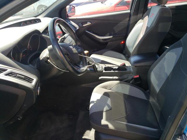 1FADP3L99JL293590 - 2018 FORD FOCUS ST BLUE photo 7