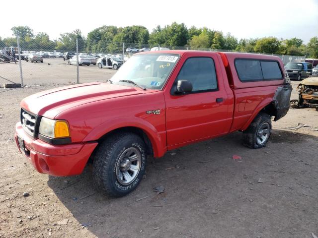 1FTYR10U72TA72350 - 2002 FORD RANGER RED photo 1