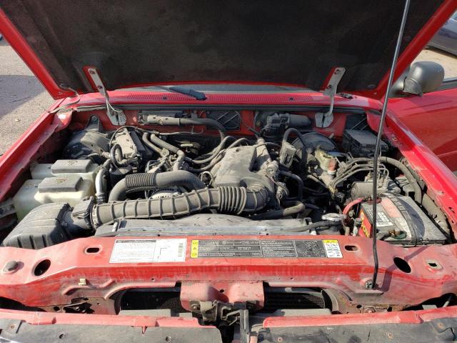 1FTYR10U72TA72350 - 2002 FORD RANGER RED photo 11