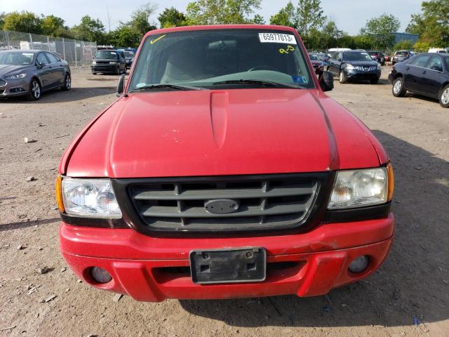 1FTYR10U72TA72350 - 2002 FORD RANGER RED photo 5