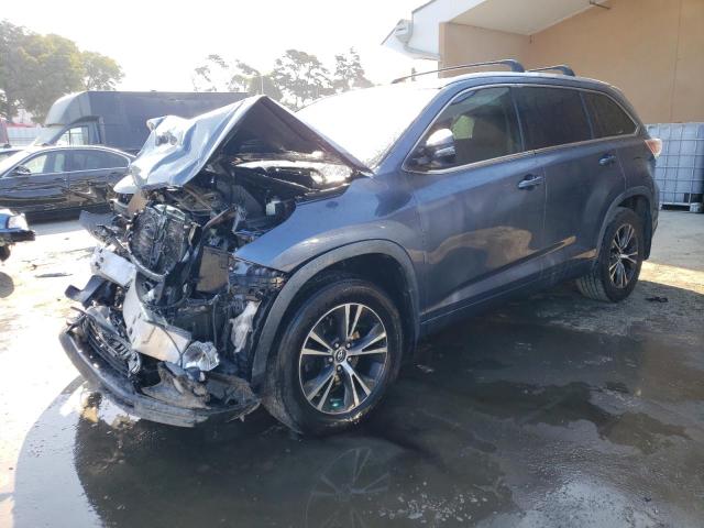 5TDJKRFH1GS291695 - 2016 TOYOTA HIGHLANDER XLE BLUE photo 1