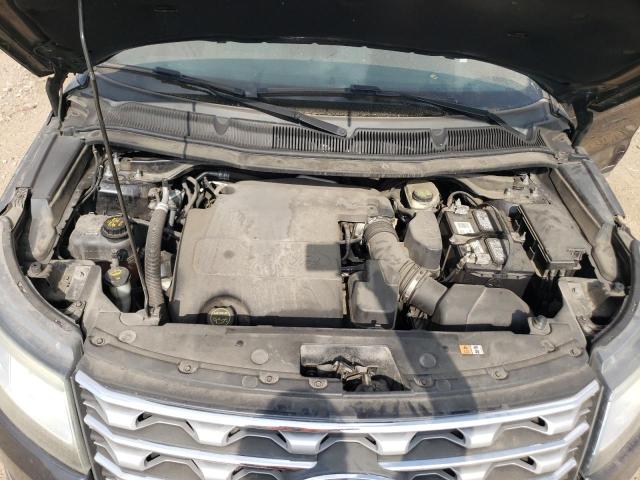 1FM5K8D86HGB28935 - 2017 FORD EXPLORER XLT GRAY photo 11